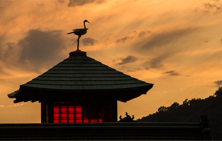 日本最古の道後温泉にて時太皷が奏でる道後の歴史 The oldest of Japan ' Dogo Onsen 'It is the history of the Dogo the play is 'Toki-Daiko'